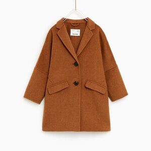 Zara Masculine Coat big kid size 14